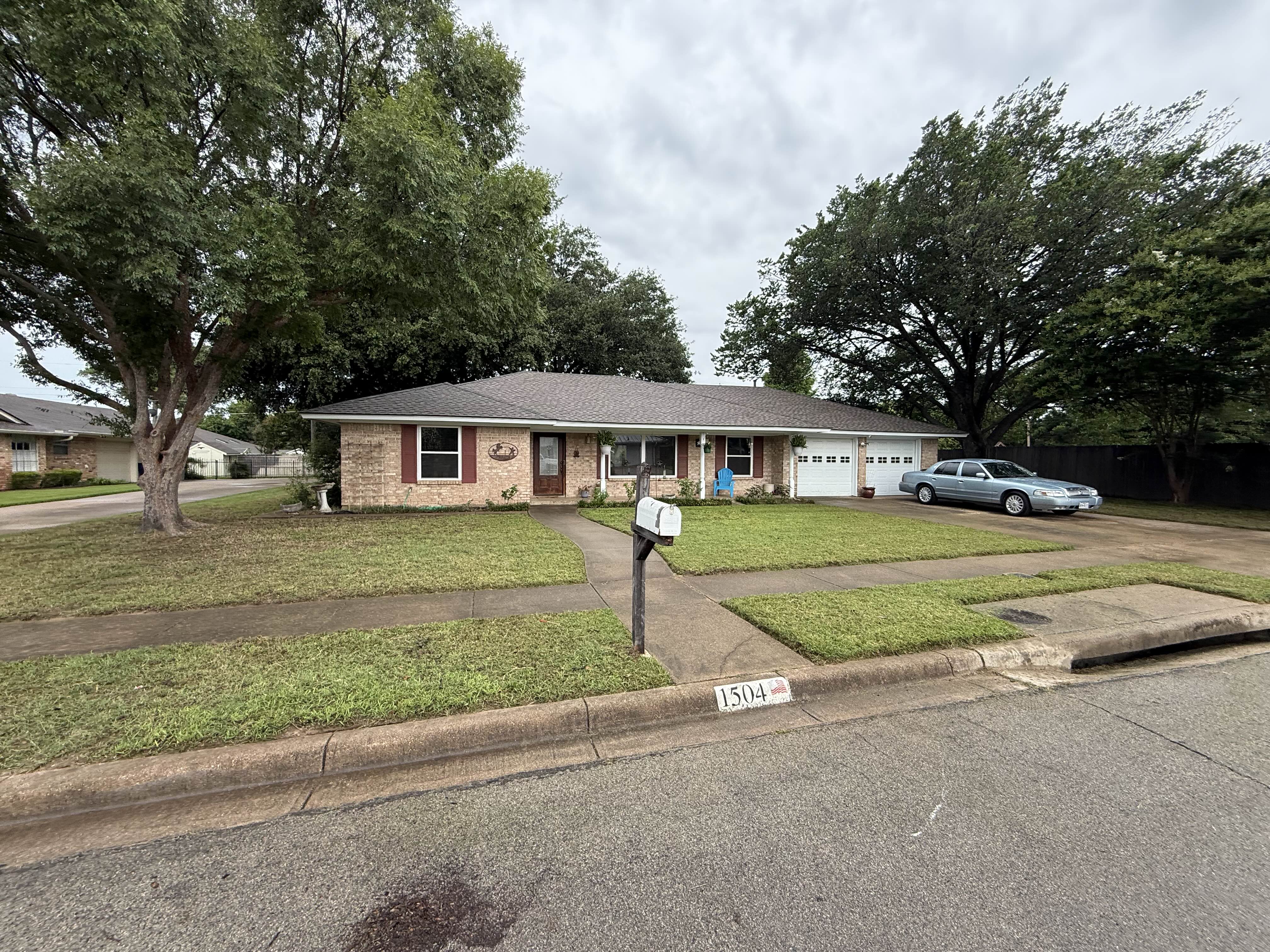 Corner property lawn care